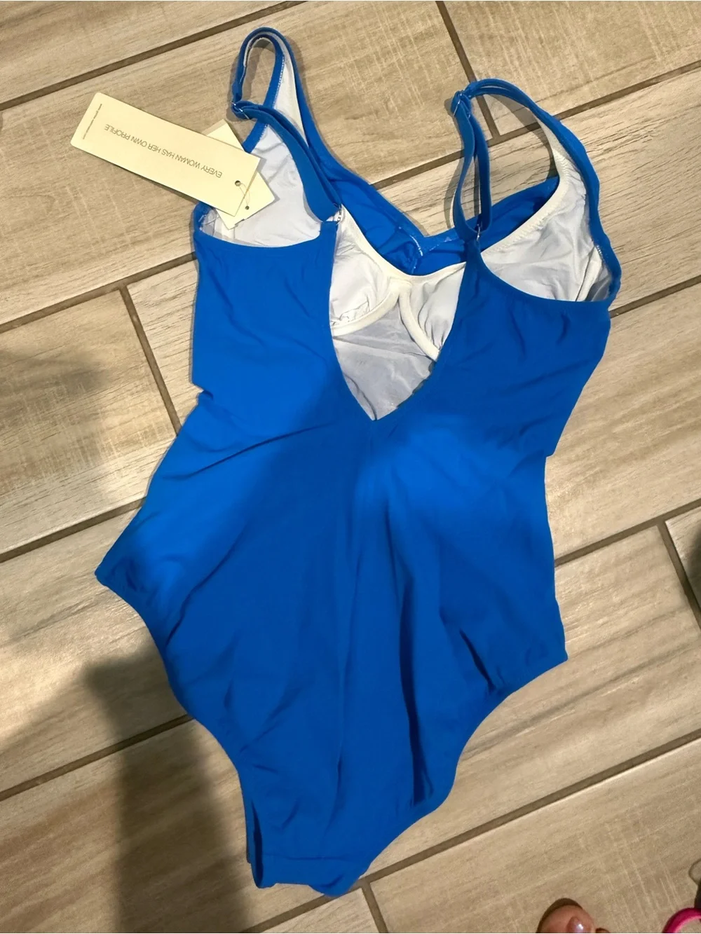 Profile by Gottex Women’s royal Blue One-Piece Swimsuit size 8 NWT
